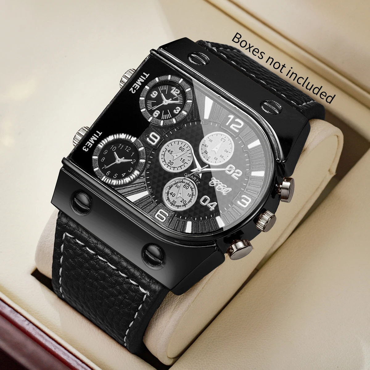 럭셔리 장식용 5눈 다이얼 남성용 쿼츠 시계 패션 스퀘 - Luxury Watch Under 20000 리뷰 및 가격
