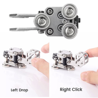 T36C CW Morse Code Keys Automatic Radio HAM Send Telegram Double Paddlewith Stainless Steel Body Three Neodymium Magnets