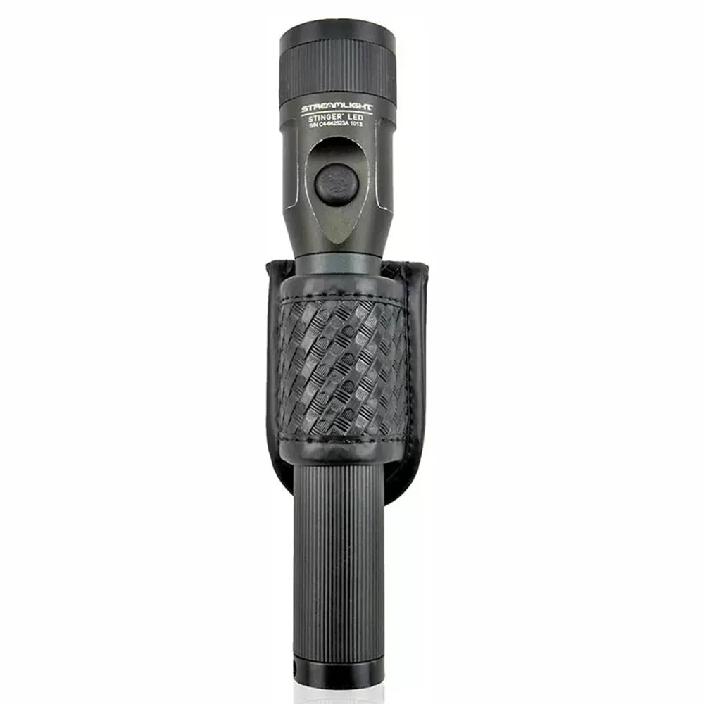 Coldre tático para lanterna, cinto aberto superior d, suporte de luz compacto, coldre de luz de nylon, bolsa portátil para lanterna