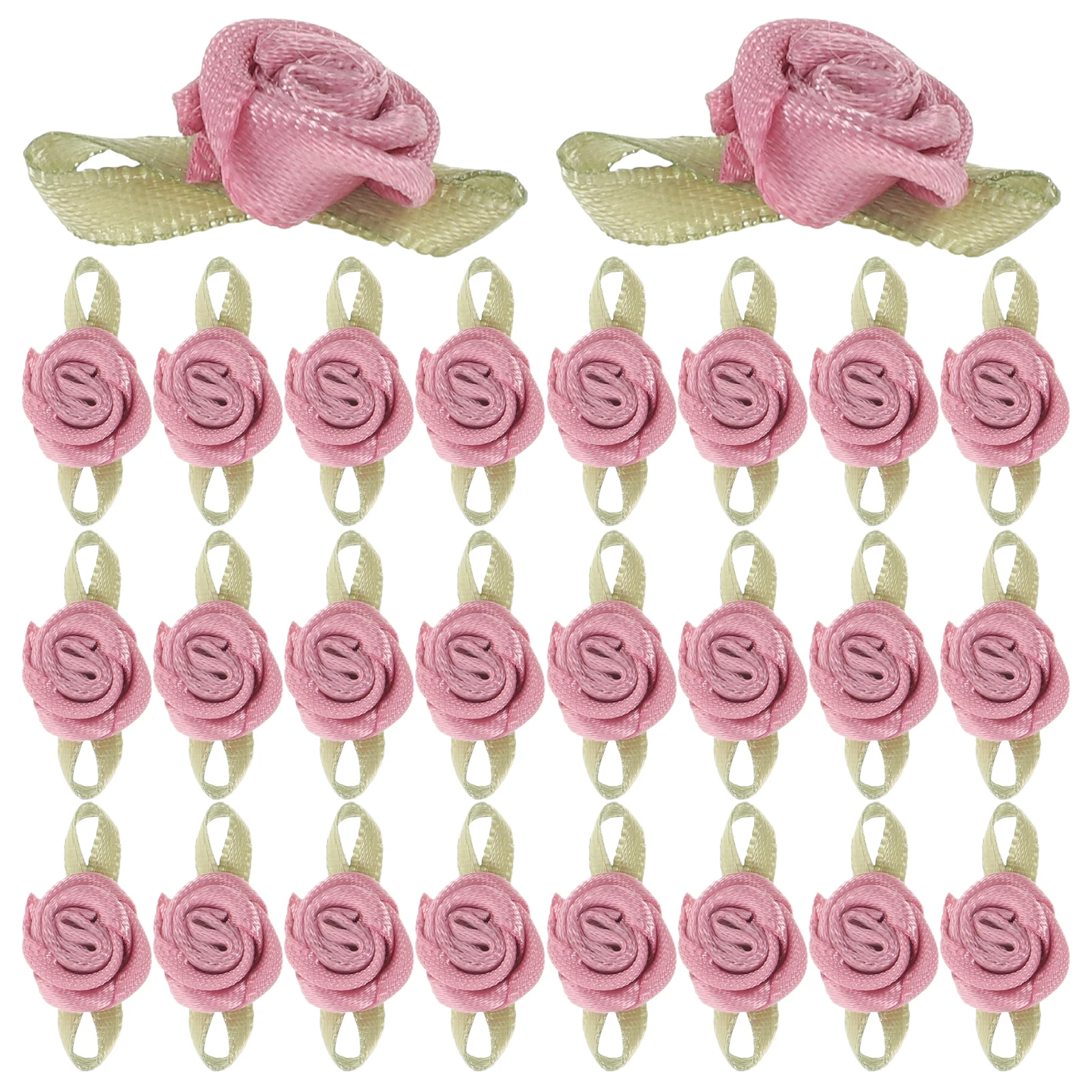 

Wedding Decorative Ribbon DIY Crafting Flower Flowers Embellishment Fabric Roses Artificial Floral Charm Ribbons for Sewing
