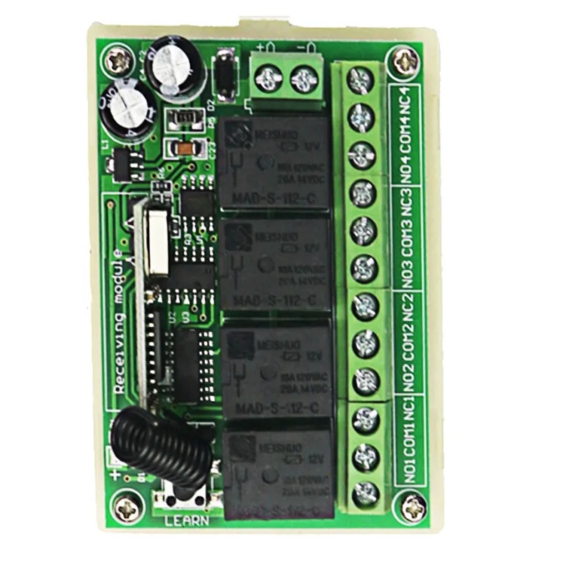 433/315Mhz 12V 4 Ch…