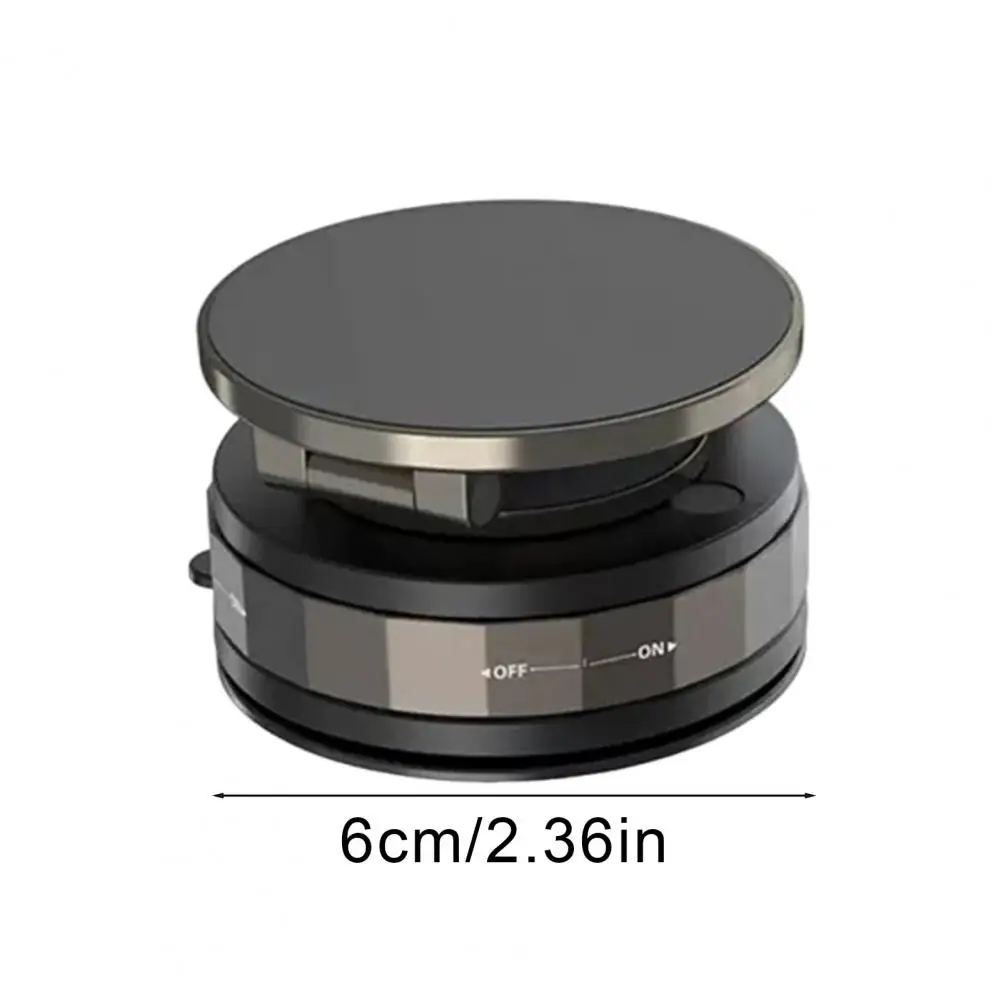 Car Phone Stand Magnetic Car Phone Holder with Ultra-strong Vacuum Suction 360° Rotatable Foldable Bracket for Smartphones