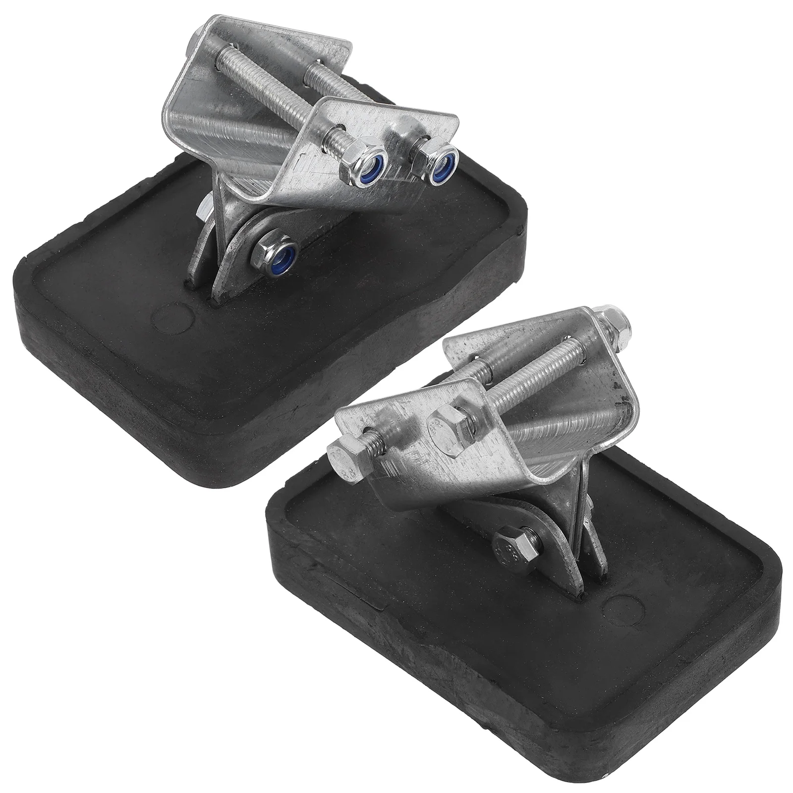 

2 Pcs Rubber Foot Pads for Aluminum Ladder Anti Slip Sturdy Feet Protectors Home Accessories Retractable Design Easy Storage