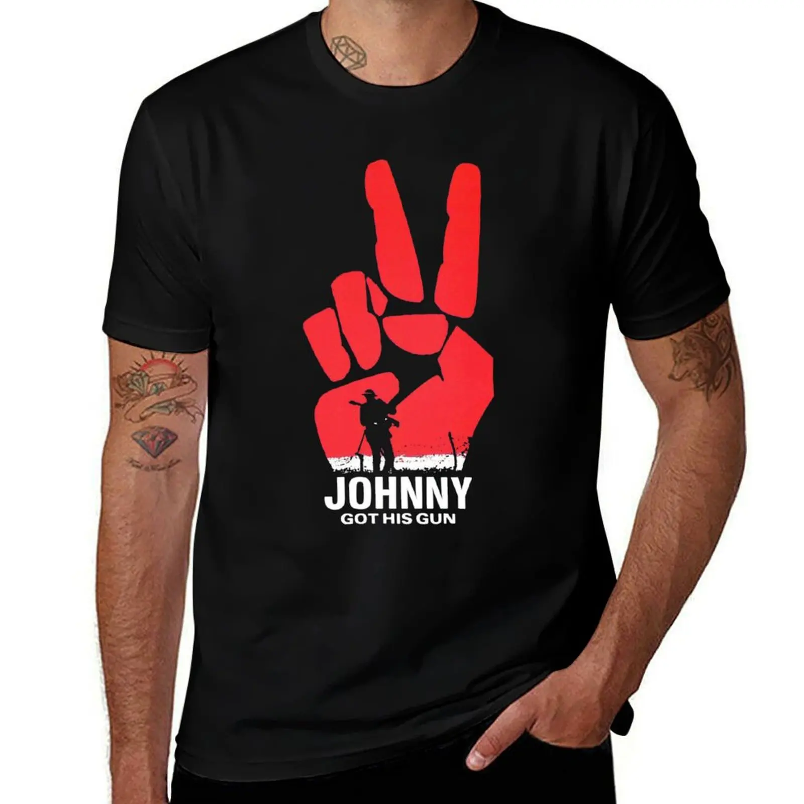 Johnny Got His Gun T-Shirt Basic Casual Wear Short Sleeve Top T-Shirt