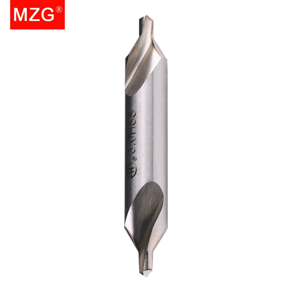 MZG 1/5/10pcs 1set HSS Center Boor Gecombineerde Center Boren 60 Graden Verzinkboren hoek Metalen Boor 1/1.5/2/2.5/3/4/5