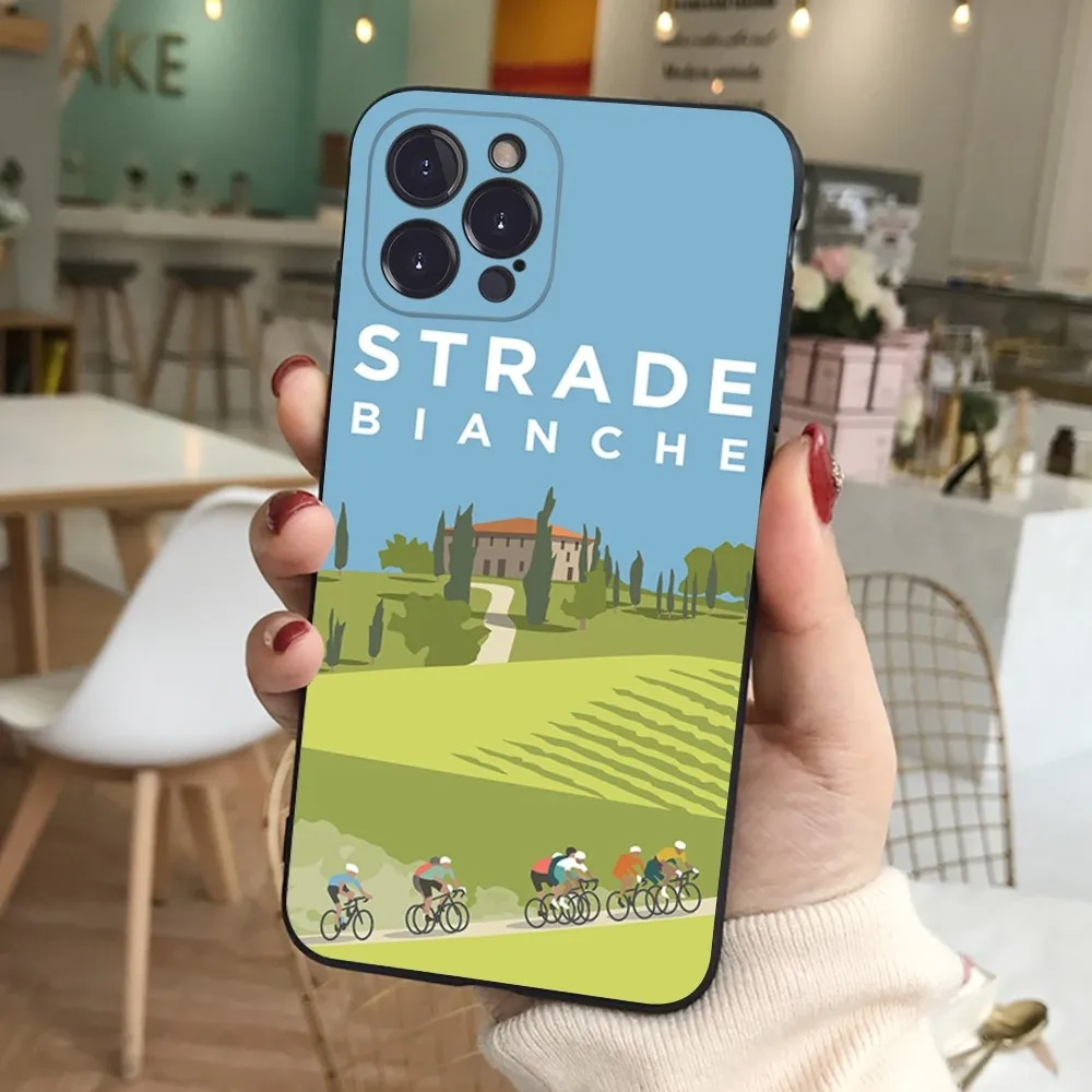 Bicycle Bike Sport Phone Case For iPhone 15 14 11 12 13 Mini Pro XS Max Cover 6 7 8 Plus X XR SE 2020 Funda Shell