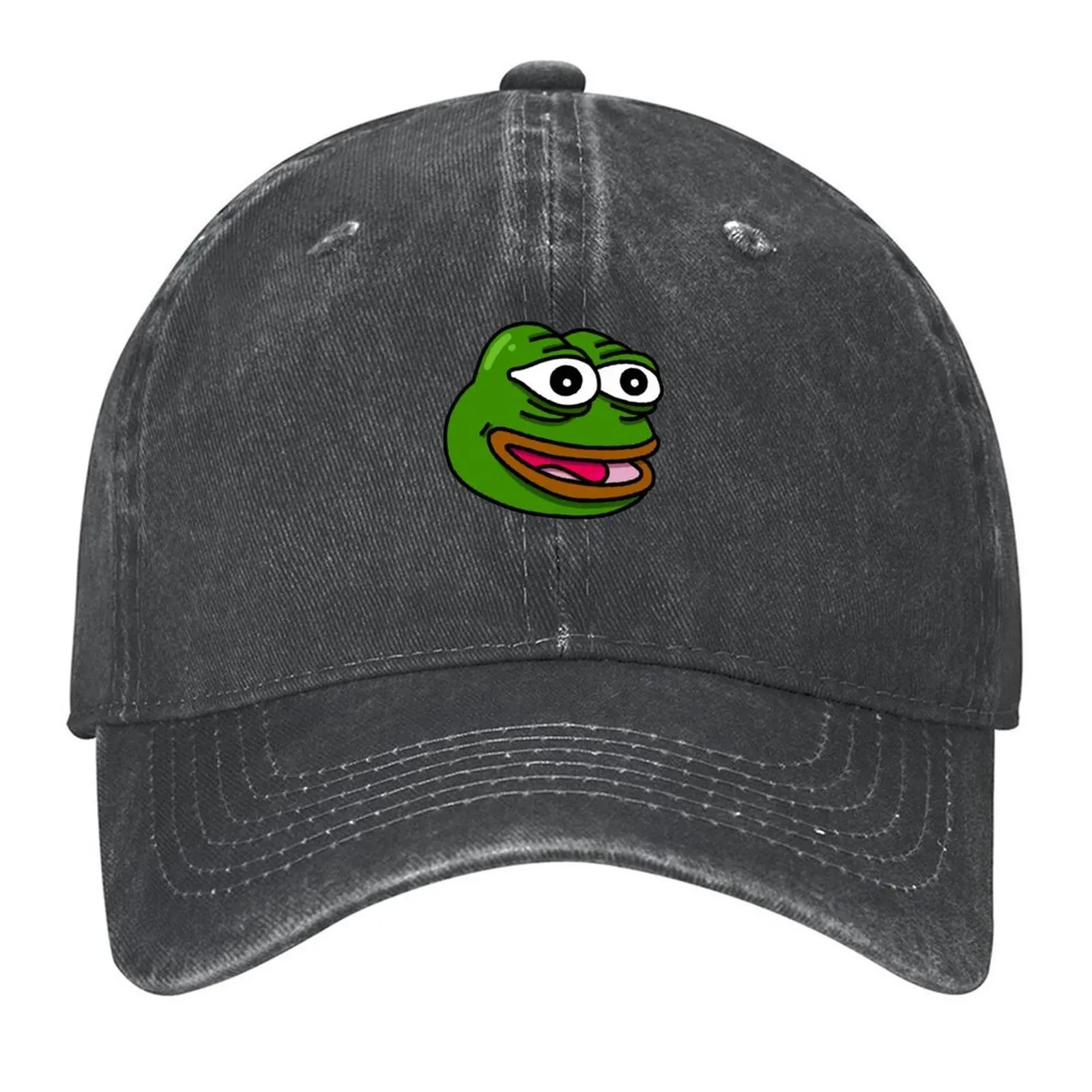 

Pepe The Frog Happy Face Meme Baseball Cap Luxury Cap Golf Hat Man Sunhat New In Hat Elegant Women's Hats Men's