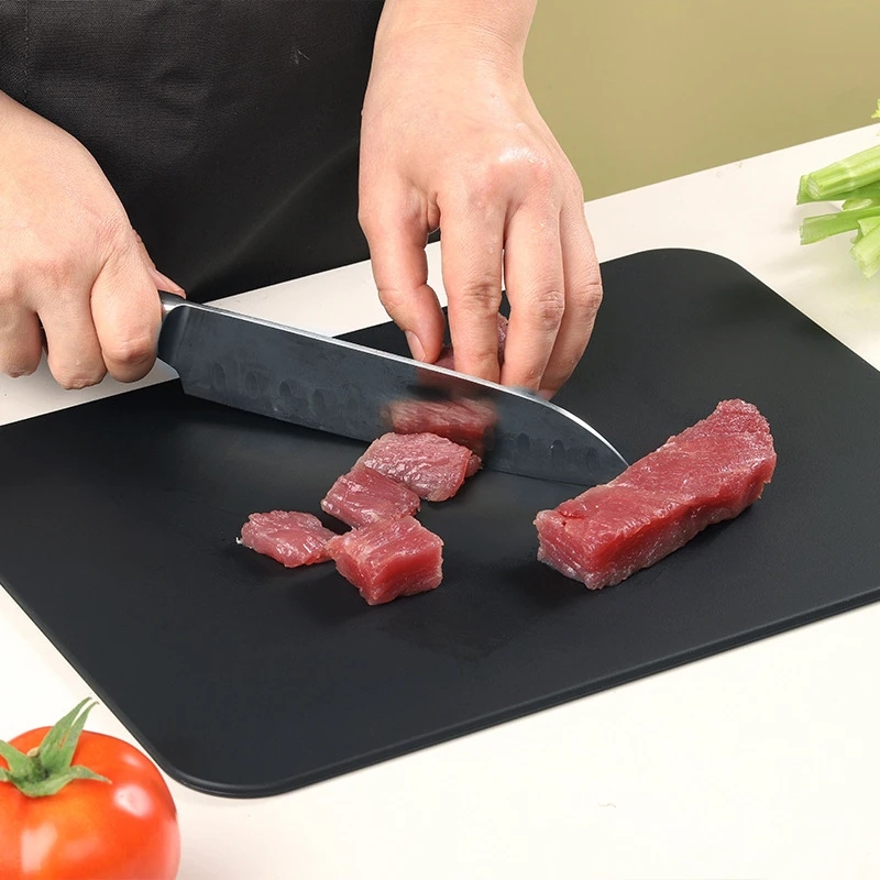 TPU Plastic Double Side Chopping Board Cutting Boards Block Steak Bread Pizza Serving Tray Kitchen Accessories Charcuterie Board