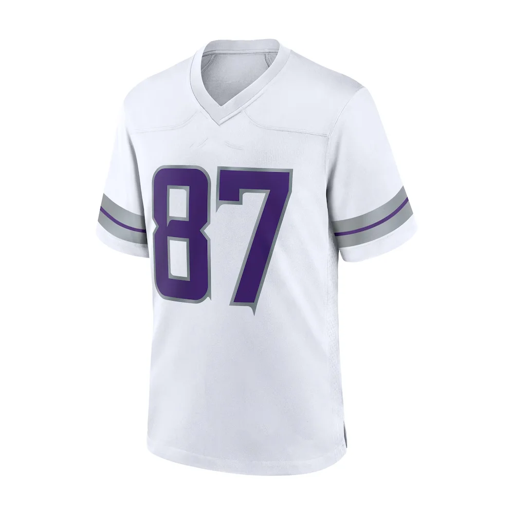 24-25 Summer Adult Minnesota American Football Jersey Rugby Jersey Sportswear Training Jersey T-shirt Jefferson 18# Coo