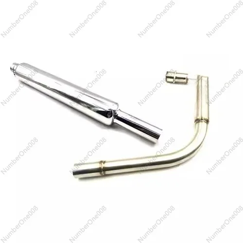 cg125-wy125-motorcycle-retro-modified-stainless-steel-muffler-silent-torpedo-exhaust-wolf-muffler