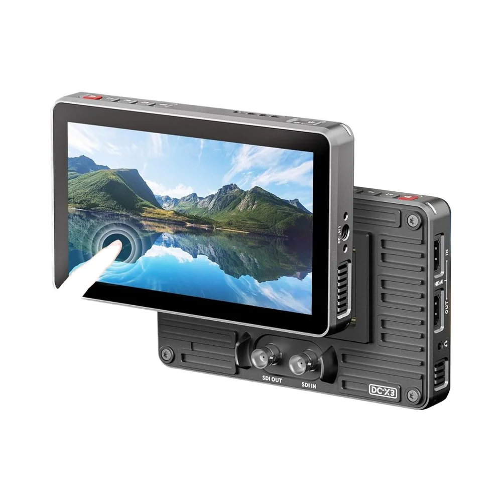 

VILTROX DC-X3 4K Video Field Monitor Kit FHD IPS Touchscreen 2000 Nits HD MI SDI In/Out Sunshade Hood 3D LUT Waveform Histogram