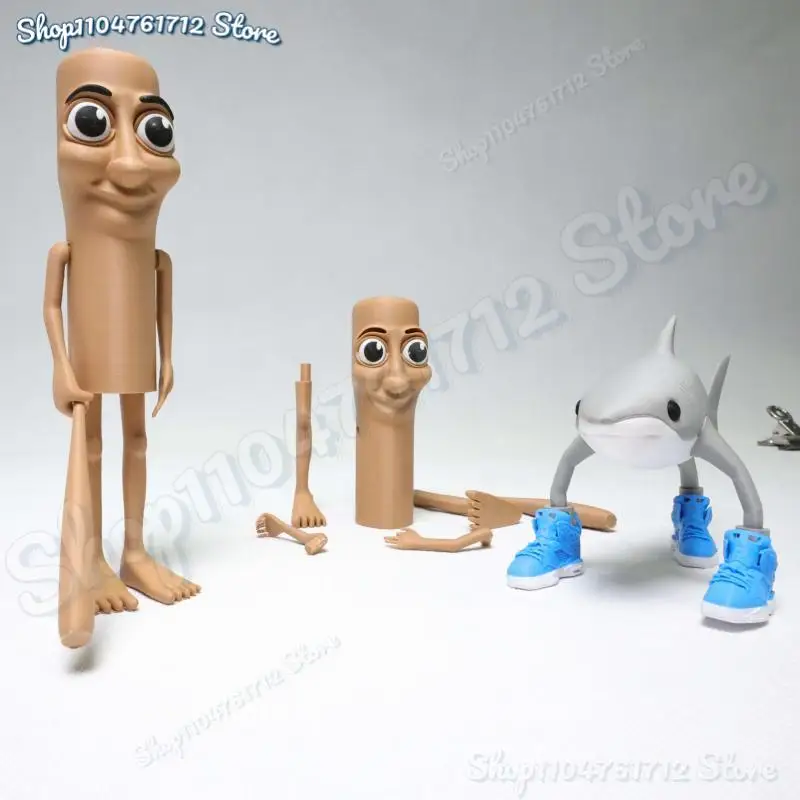 

15Cm Pvc Tungtungsahurtralalo Tralalo Shark Tung's Arm Is Movable Anime Action Figure Collectible Model Garage Kit Toys Gift