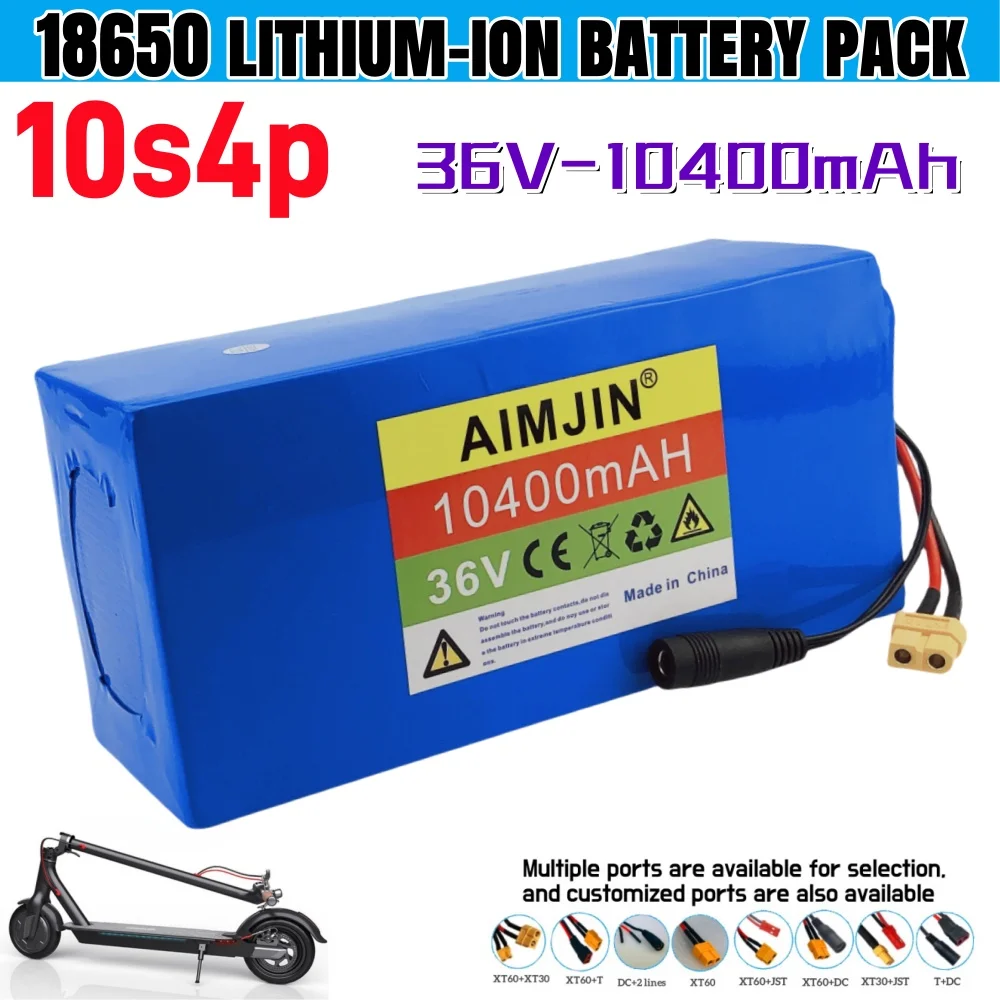 

10S4P 36V 10400mAh Electric Scooter Lithium Battery 18650 battery pack 36V 10.4Ah Electric Scooter Electric Scooter Battery 36v