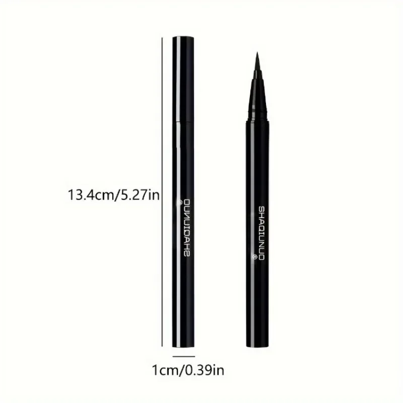 3 Stück schwarzer flüssiger Eyeliner-Stift, langlebig, wasserfest, einfach zu bedienender Eyeliner-Stift für Anfänger, perfekt für atemberaubendes Augen-Make-up