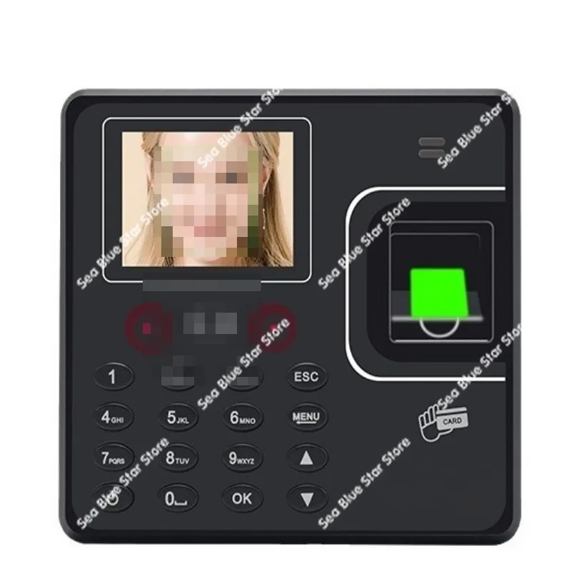 Attendance machine facial recognition biological attendance machine fingerprint clock in intelligent password attendance machine
