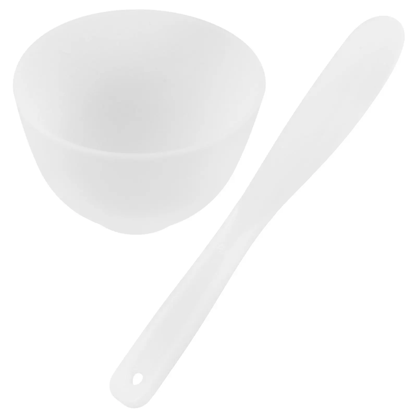 

1Set DIY Face Mask Mixing Bowl Set Soft Silicone Spatula Tool Kit Facial Skincare Applicator Portable Reusable Mud Cream Mask