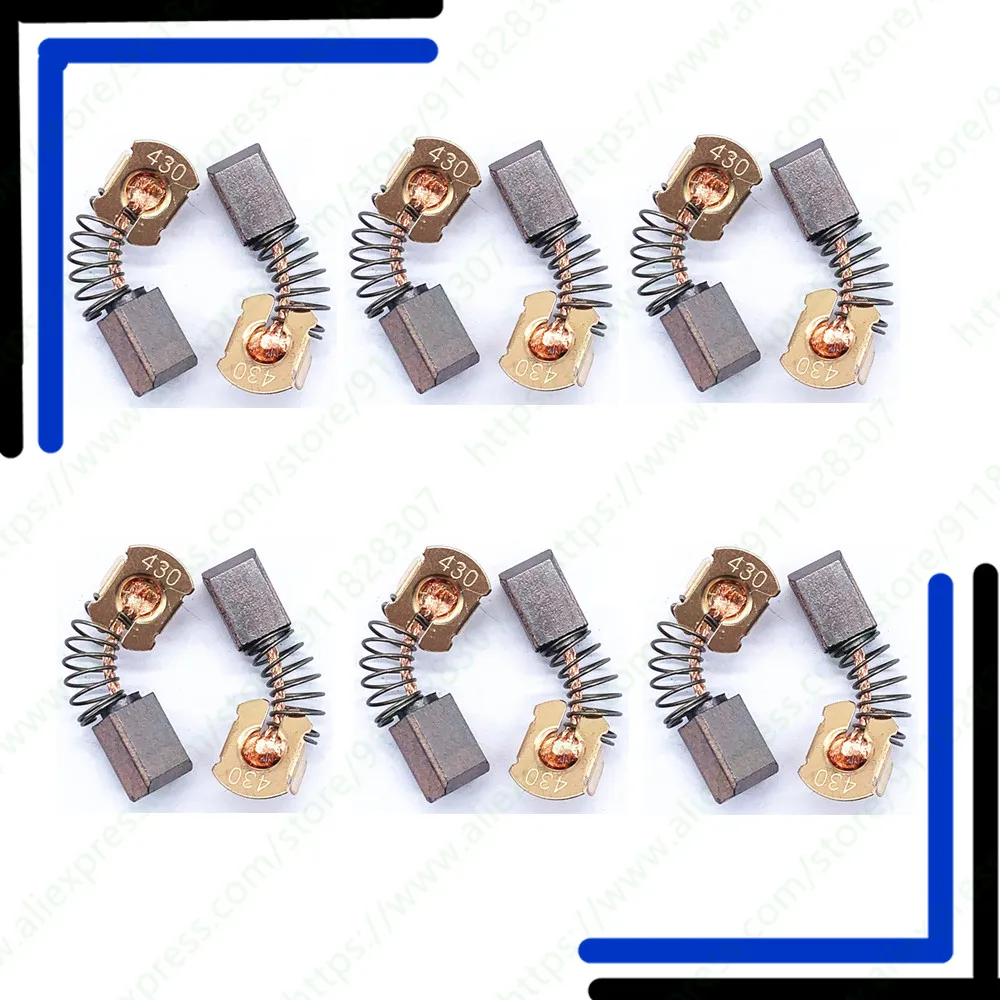 12PCS Carbon Brushes Replace for MAKITA BHR162 BHR162Z BHR162SFE BHR162RFE BHR200 BHR200SJE BHR200SFE BHR200SF 6217D 6213D