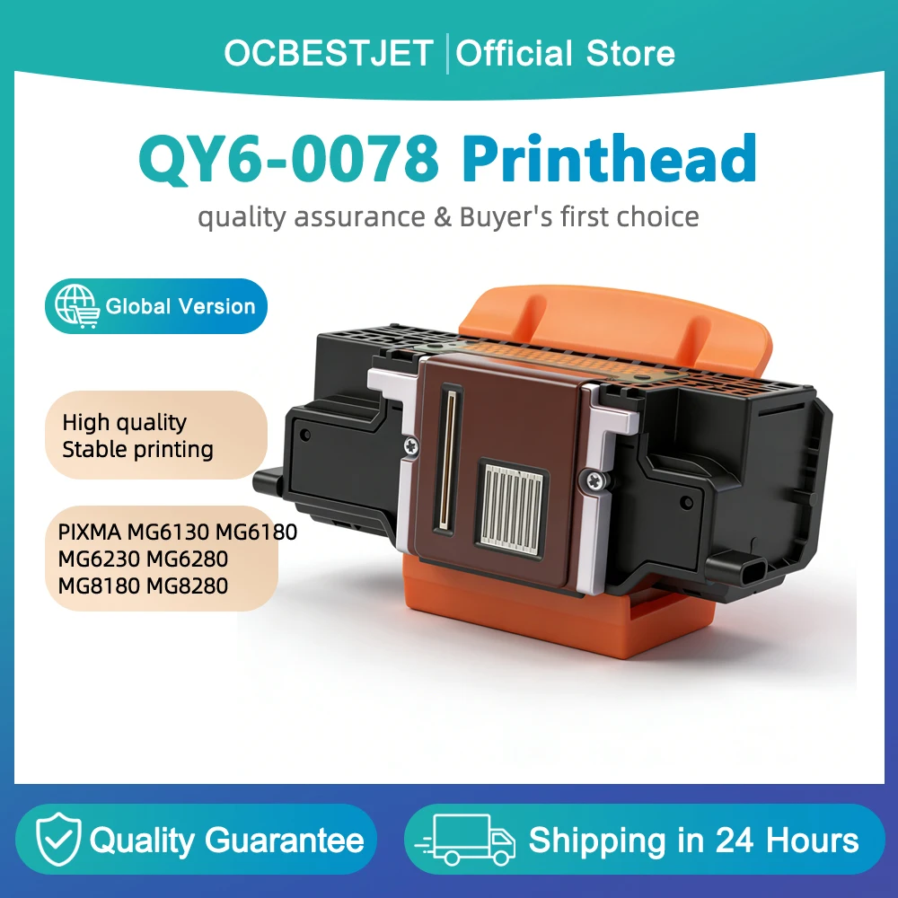 

Печатающая головка qy6-0078 для Canon PIXMA MG6130 MG6180 MG6230 MG6280 MG8180 MG8280 MP990 MG6200 MG6820