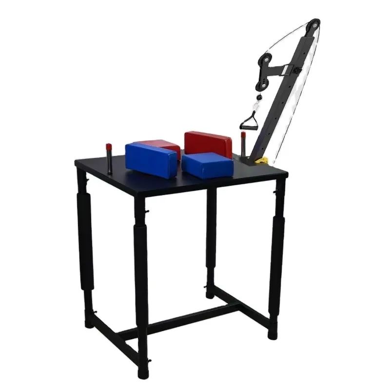 طاولة مصارعة المعصم شديدة التحمل - منصة مصارعة الذراع المعززة للمنافسة وتدريبات القوة