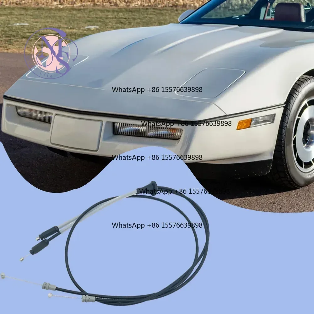 ZOCI-FOR- Engine Hood Latch Release Cable Wire 10250486 912-030 SK912030 For Chevrolet Corvette 1984-1996