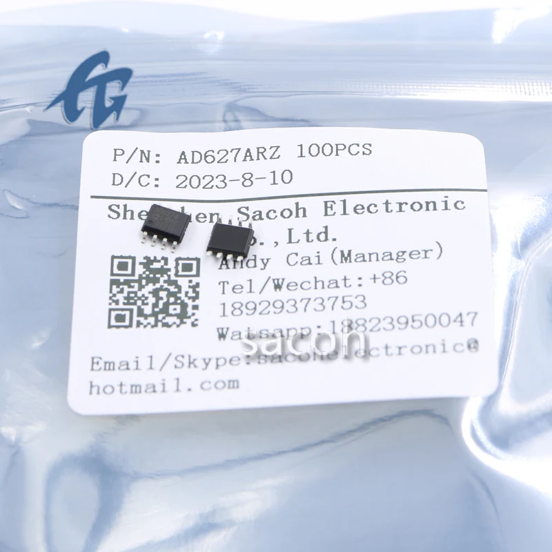 (SACOH Electronic Components) AD627ARZ 2Pcs 100% Brand New Original In Stock