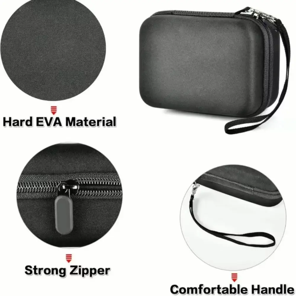 Christmas Gift Large Capacity Hard Case EVA Waterproof Card Collection Holder Zipper Loose Leaf Card Storage Box Kids