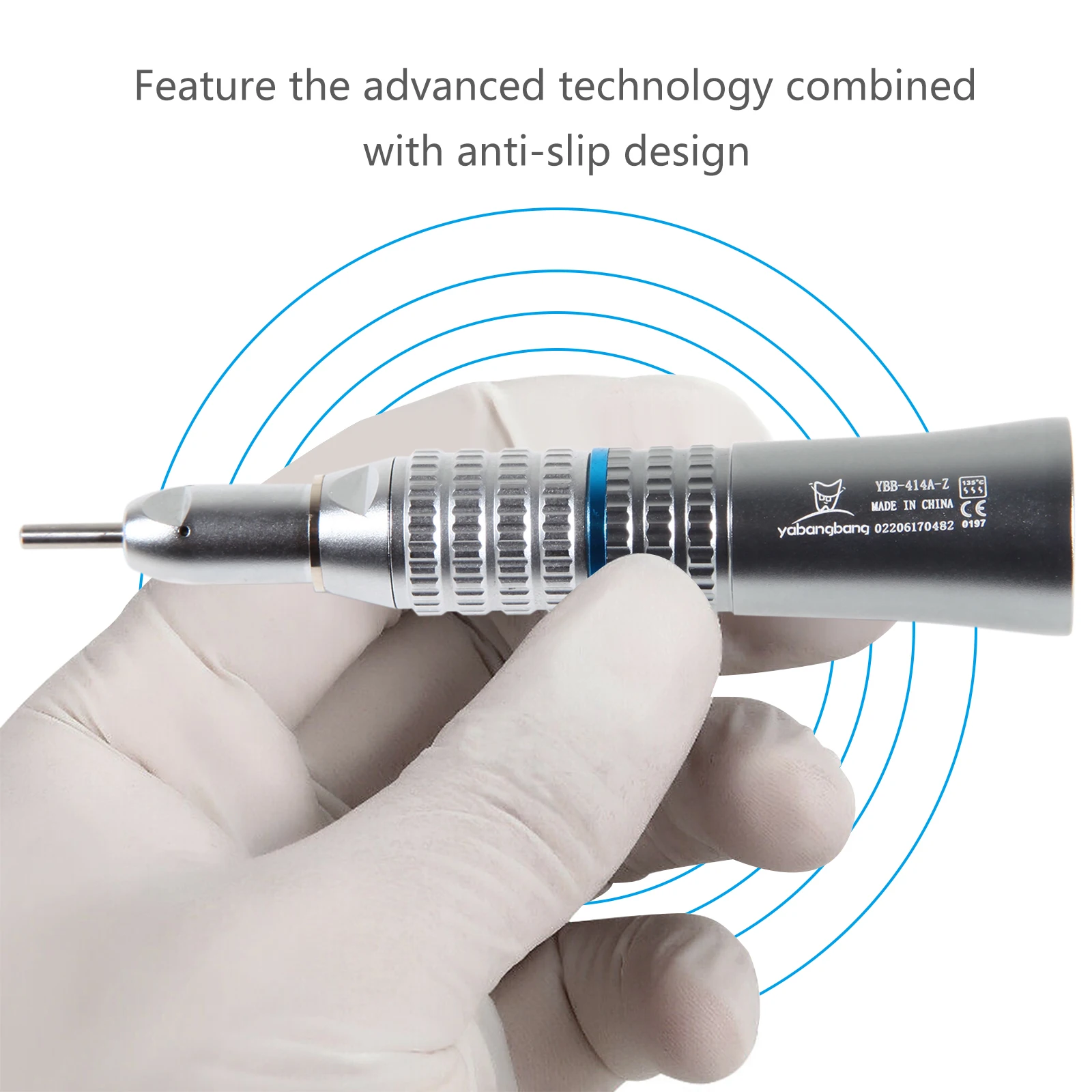 Straight Nosecone den tal Slow Low Speed Handpiece Fit E-Type Air Motor YB-YP