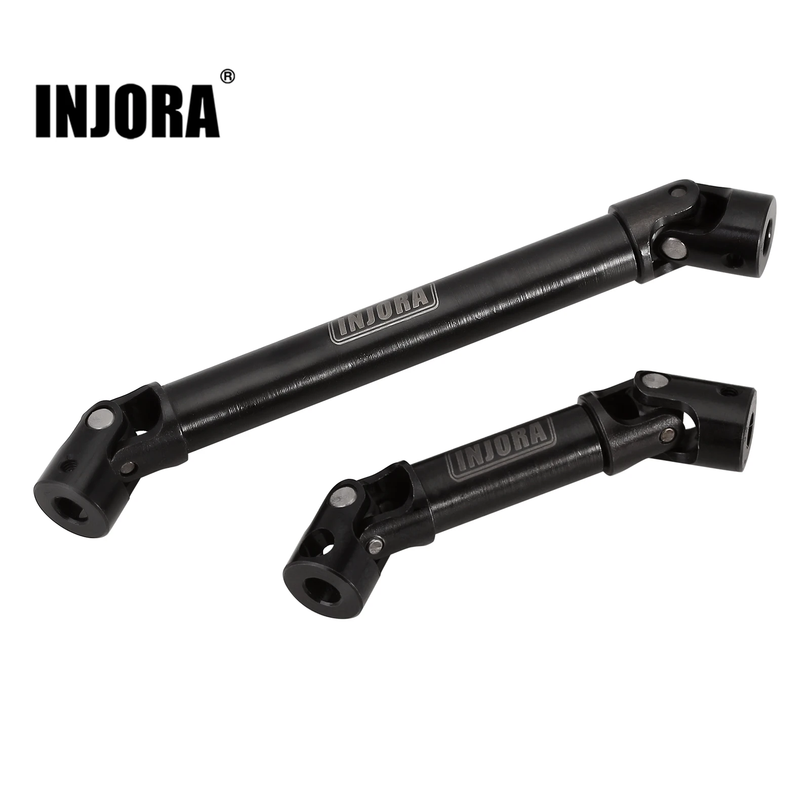 INJORA Steel Front Rear Drive Shaft Center Shaft for 1/24 RC Crawler Car Axial SCX24 Jeep Gladiator AXI00005 Dodge Power Wagon