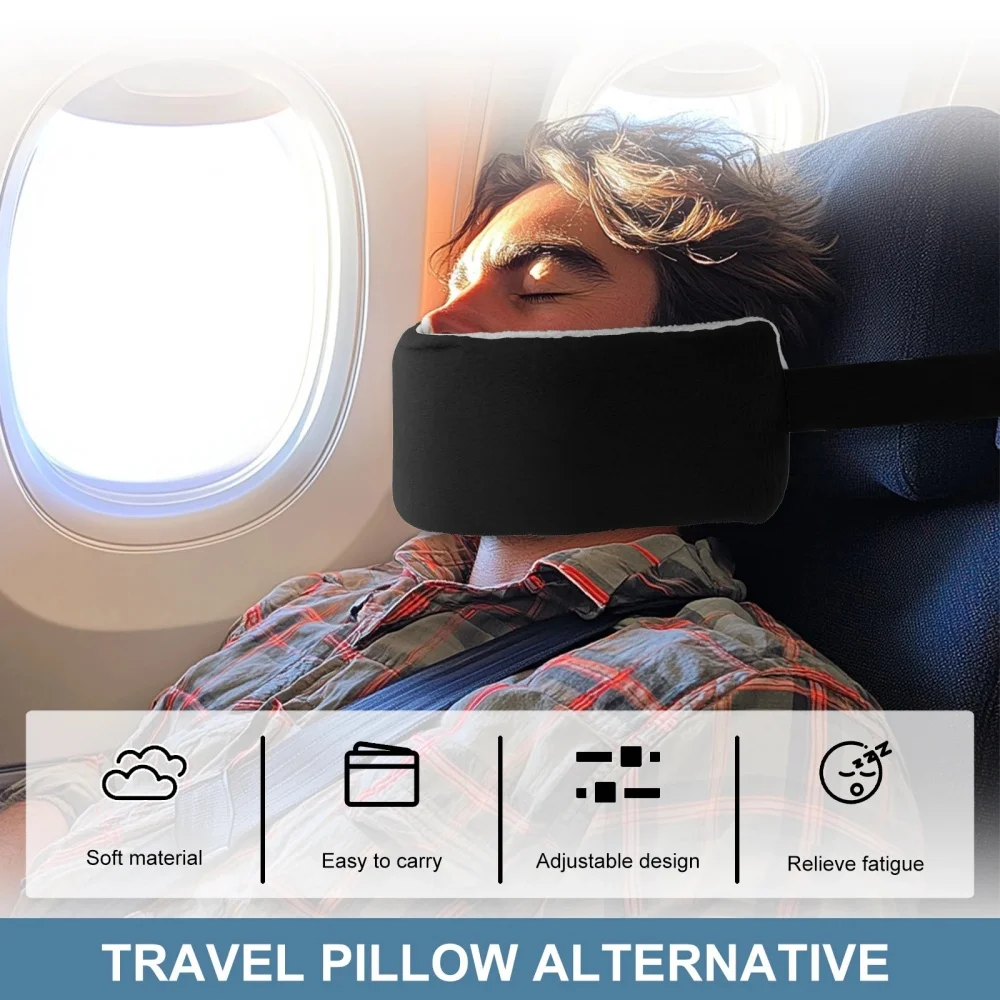 Head Support Strap Adjustable Travel Pillow Airplanes Neck Support Band Portable Cars Seat Sleep Aid Head Fixed Strap