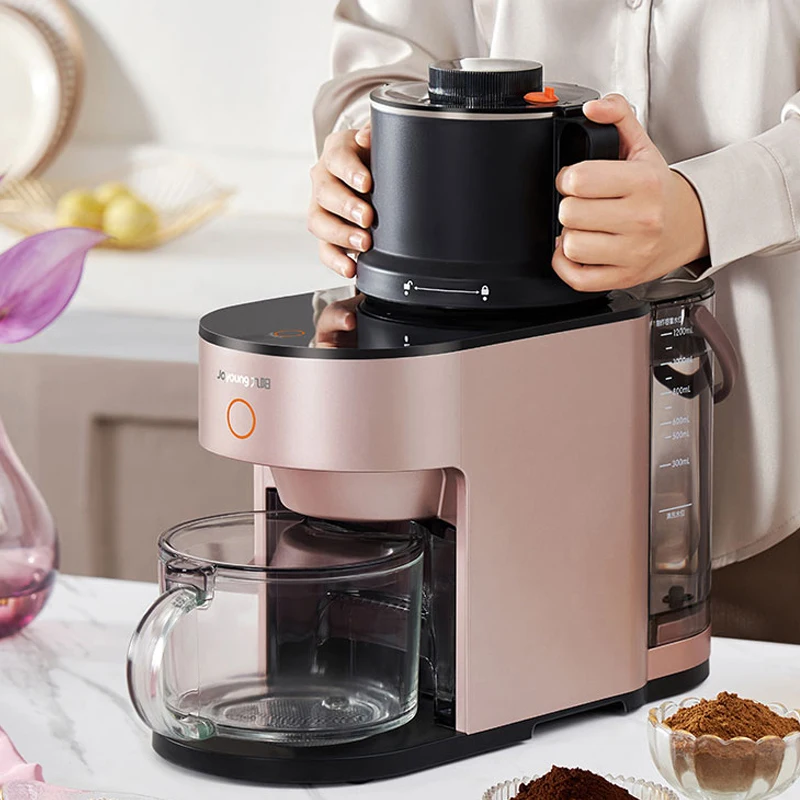 Joyoung L12-Y751สมาร์ทเครื่องปั่น220V ไฟฟ้านมอัตโนมัติทำความสะอาดแผงสัมผัสเครื่องผสมความเร็วสูงพร้อมถ้วยคู่