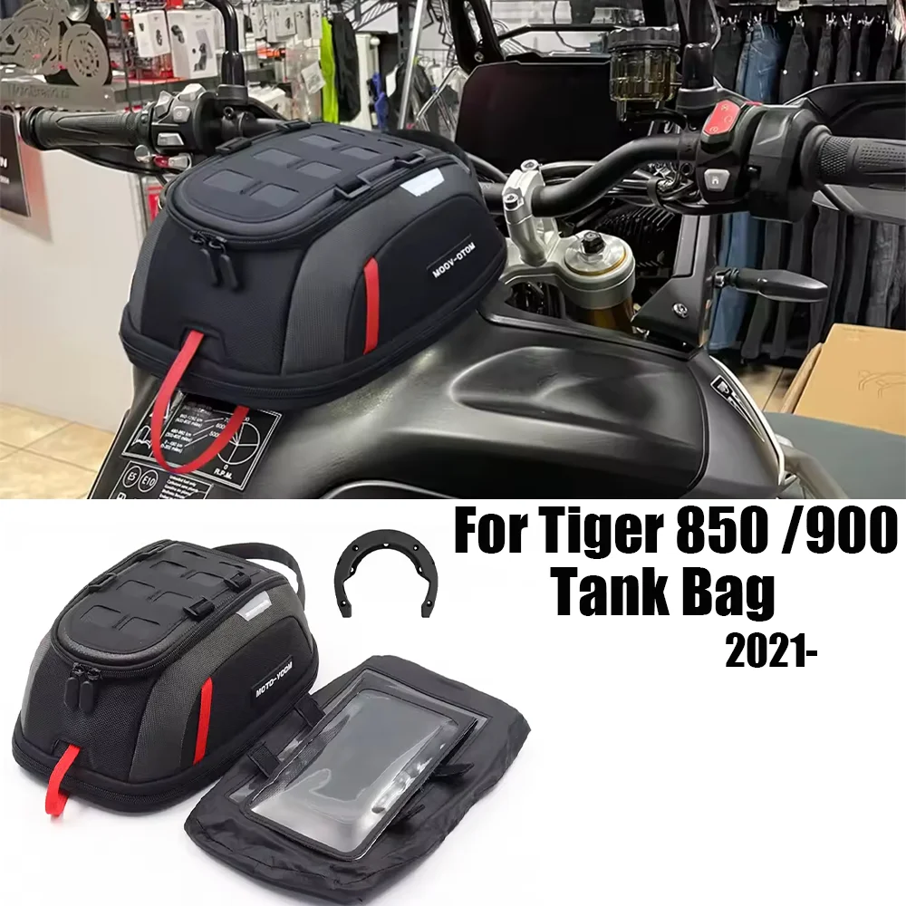 Для Tiger 850 Tiger 900 2021-сумка на бак мотоцикла, комплект для крепления сумки на бак, быстросъемная сумка на бак, магнитная сумка на бак