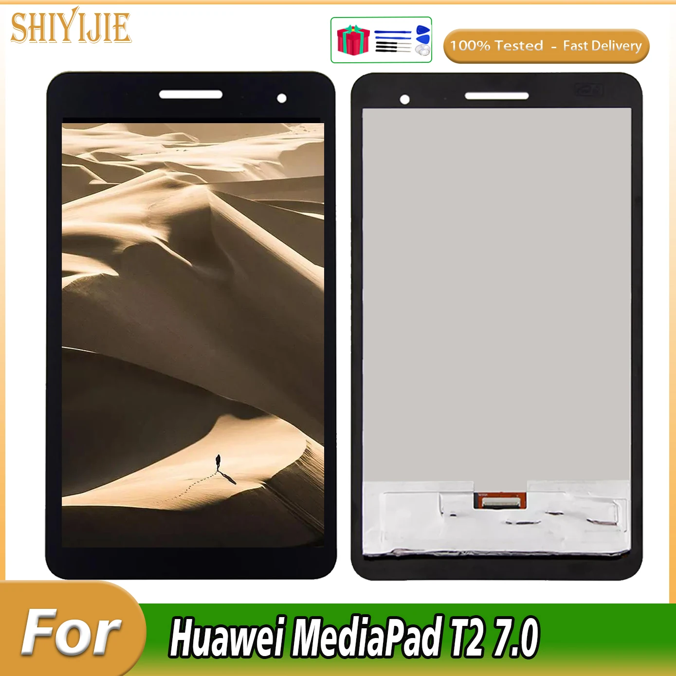 

New 100% Tested For Huawei MediaPad T2 7.0 LTE BGO-DL09 BGO-L03A BGO-L03 LCD Display Touch Screen Digitizer Assembly