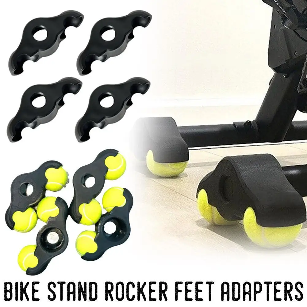 4 Pack Indoor Cycling Snap Rocker Feet Adapters,For Smart Bike Resistance Trainer Home Workout Equipment