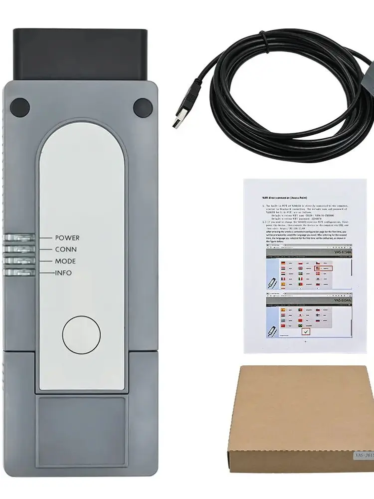 أحدث 6154a DOIP Wifi As Original 1:1 Obd2 Scanner V23.01 أحدث نظام كامل حتى 2023 أداة برمجة تشخيصية 6154 DOIP