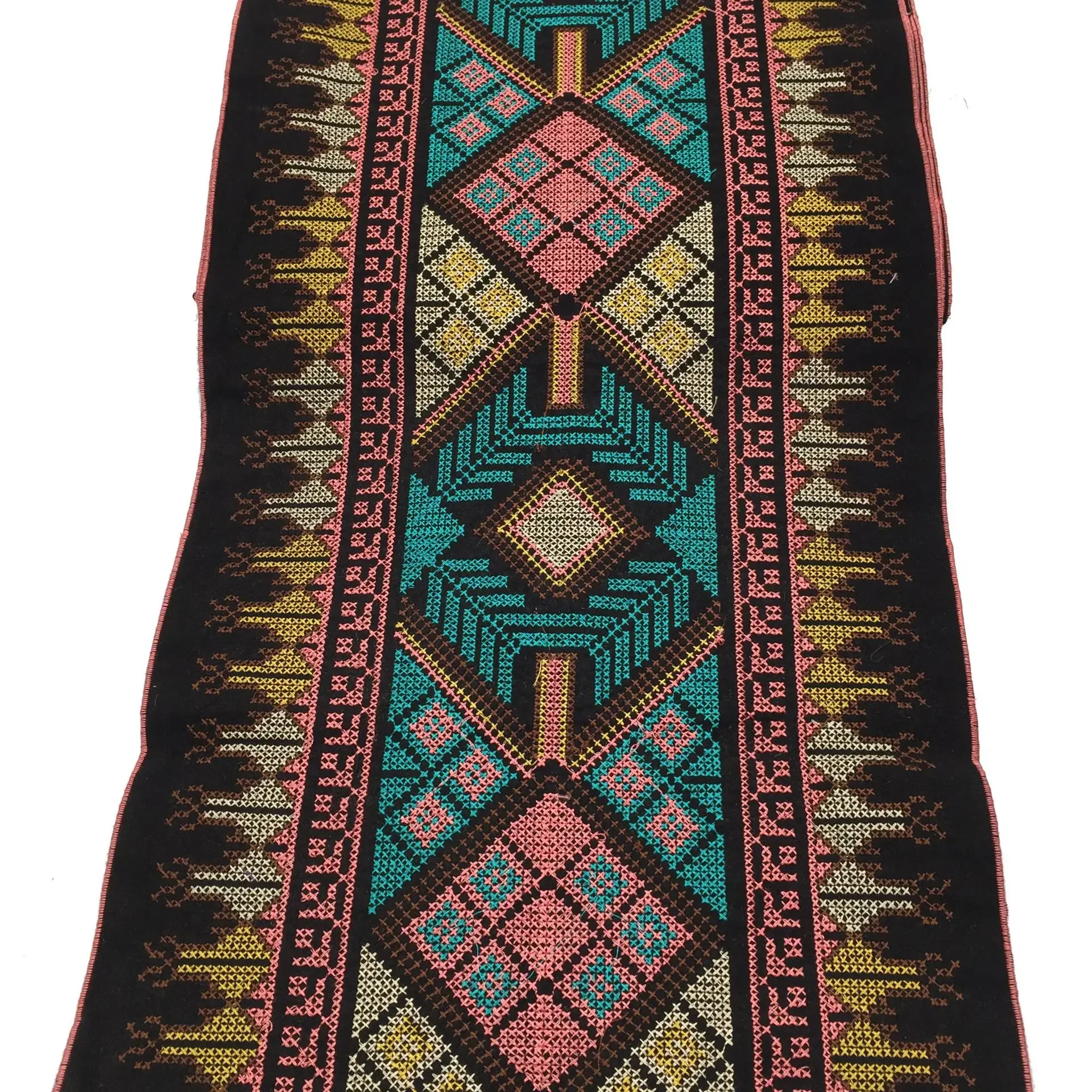 Ethnic Trims Geometric Ribbon, DIY Sewing Dress Decoration, 1Yards