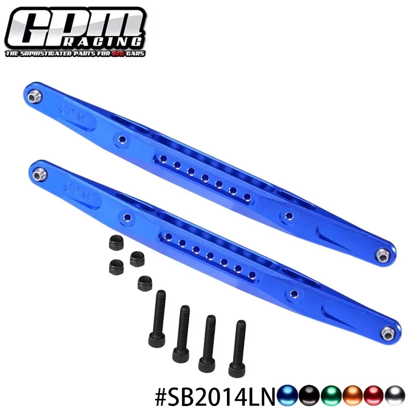 

GPM Aluminum 7075 Rear Pull Rod Rear Lower Trailing Arms LOS254067 For TEAM LOSI 1/6 4WD SUPER BAJA REY 2.0