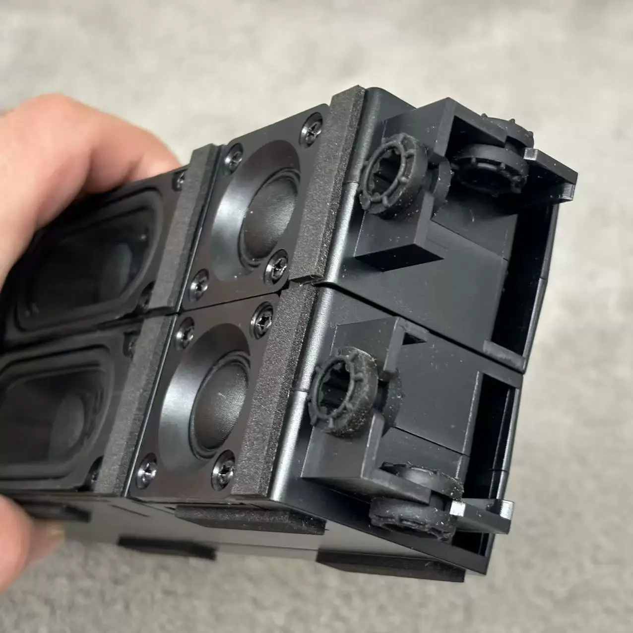 GHXAMP Audiophile 2-Wege Passive Soundbar – Doppelte Tieftöner, 3-Treiber-Design für DIY-Modifikation 2 Stück – Detail 6