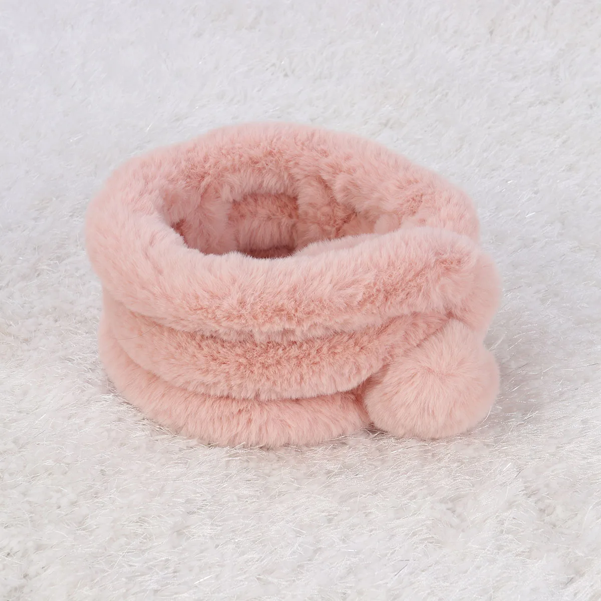 

Faux Rabbit Lightweight Warm Faux Shawl Winter For Women Wrap Travel Gift (Rubber Women Scarf Scarf Pink)
