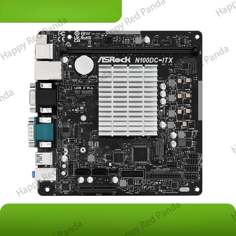 N100DC-ITX motherboard 12th generation N95 N100 quad core mini host all-in-one computer NAS motherboard