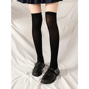 3 Pairs Large Size Over-Knee Velvet Socks Thin Sexy JK School Uniform Style Long Tube Socks Long Tube Slimming Leg Multifunction view 6