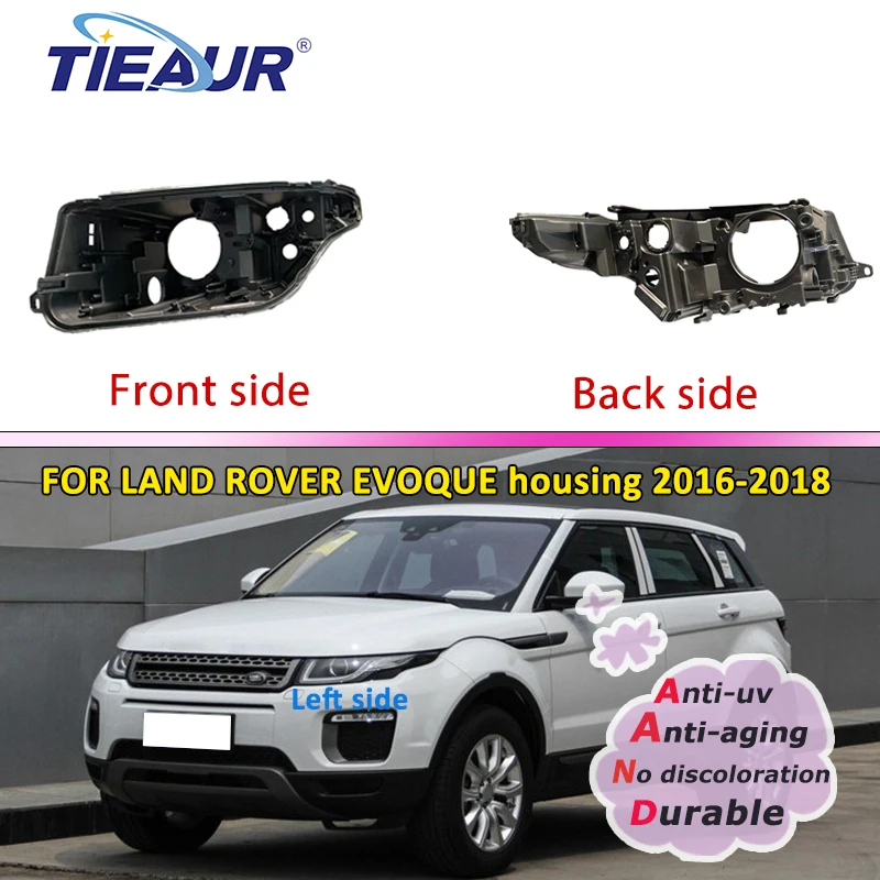 

Headlight Base for Land Rover Range Rover Evoque 2016 2017 2018 Headlamp House Car Rear Headlight Back Support