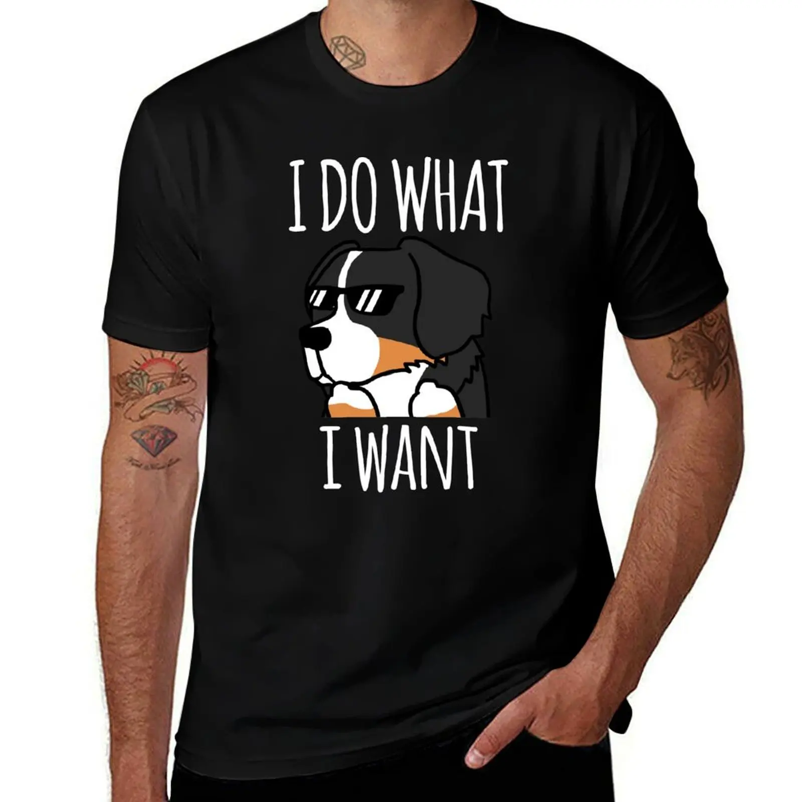

Funny I Do What I Want Bernese Mountain Dog T-Shirt anime t shirts for man t shirts for man graphic funny T-Shirt