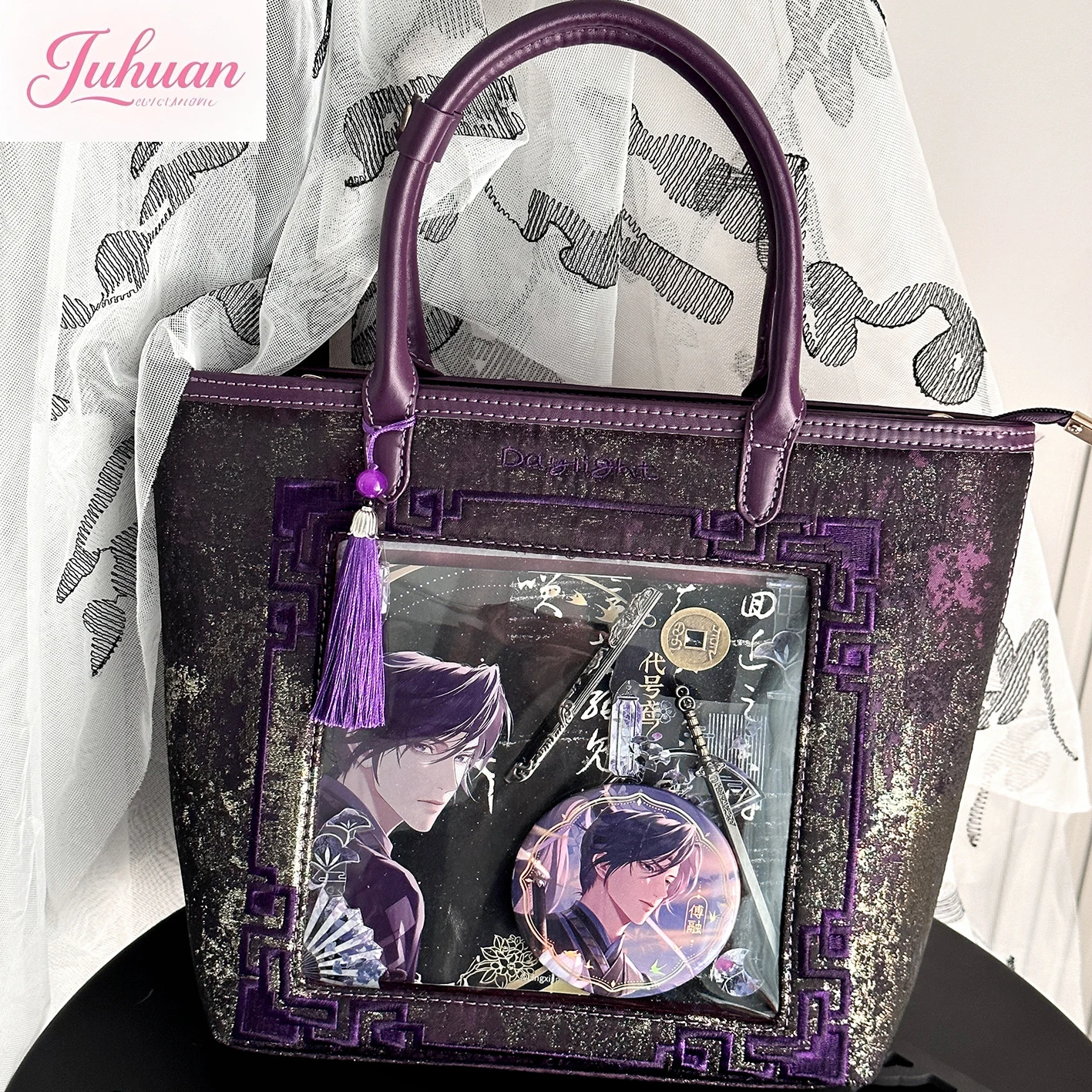 

Original Ancient Style New Chinese Style Chinese Food Baby Valley Ltabag Gilt Embroidered Portable Shoulder Messenger Bag Women