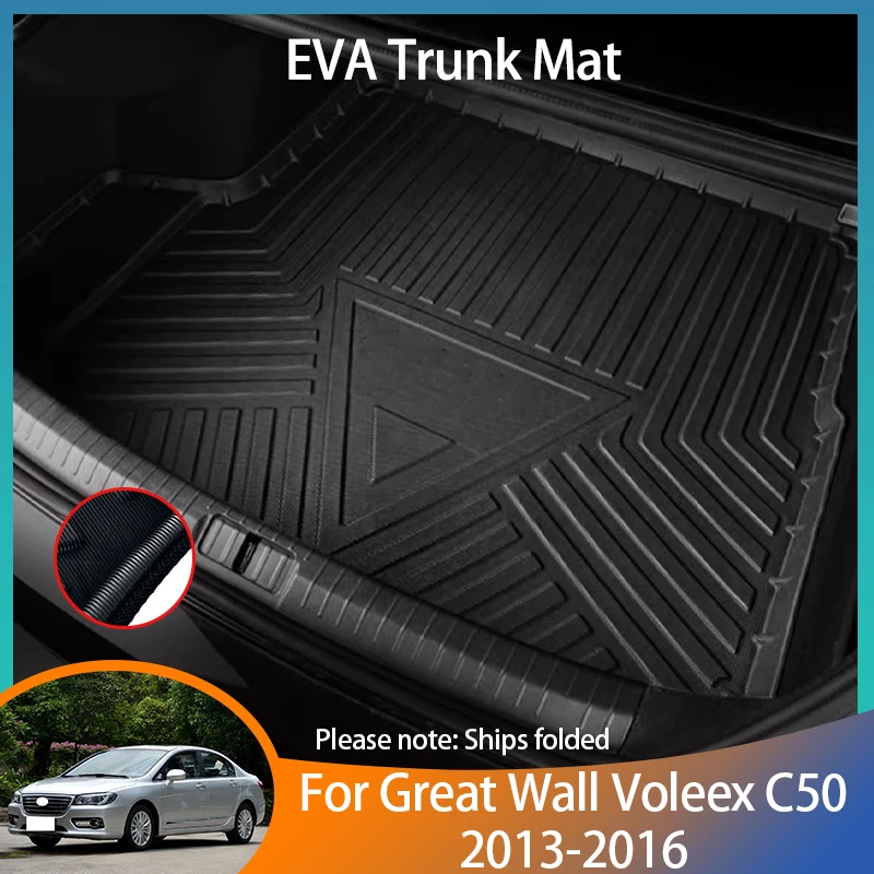 

Для Great Wall Voleex C50 2013 ~ 2016 аксессуары, коврик для заднего багажника автомобиля, водонепроницаемый защитный коврик для хранения багажника, вкладыши для багажника