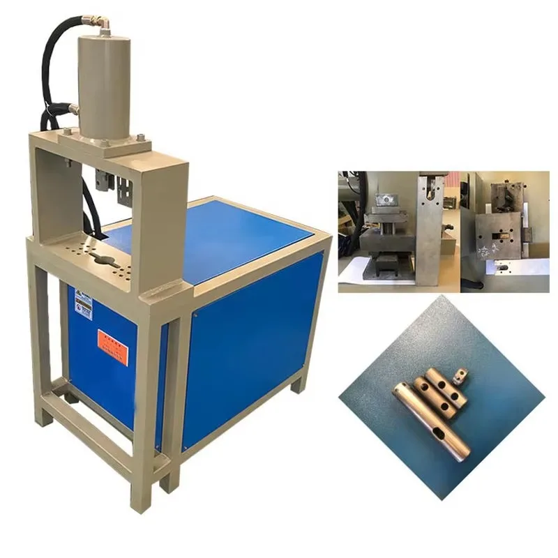 Hot Sale Multi-Function Stainless Steel Pipe Notching Machine Punching Cutting and Flattening Pipe Punching Machine