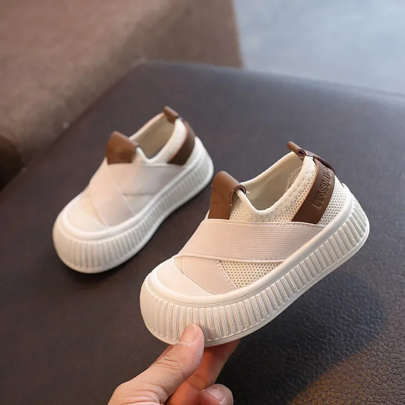 Children Canvas Shoes for Kids Round Toe Sneakers Breathable New Spring 2024 Fashion Toddler Girl Shoes Kids Boys Casual Shoes