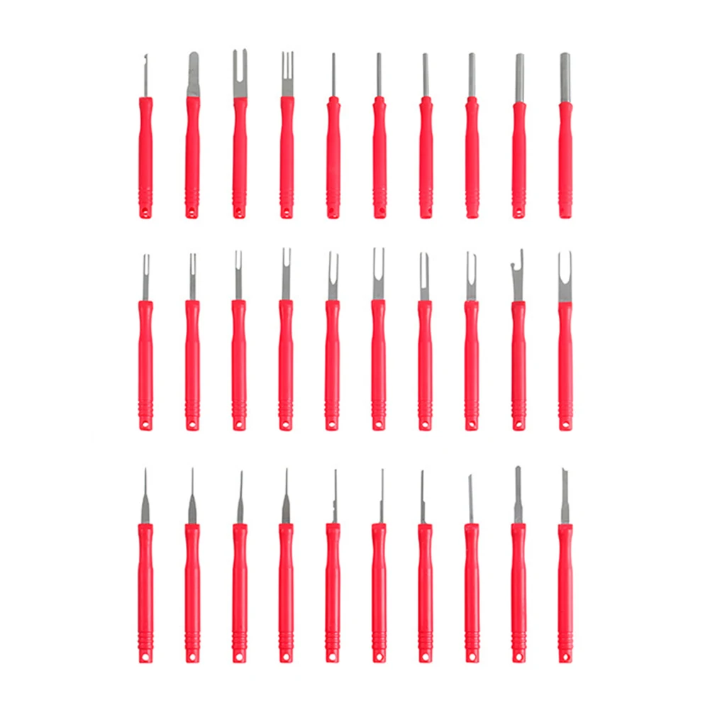 

Professional Grade Terminal Removal Tool Set 30Pcs Connector Pin Remover Kit for Automotive and Electronics Applications