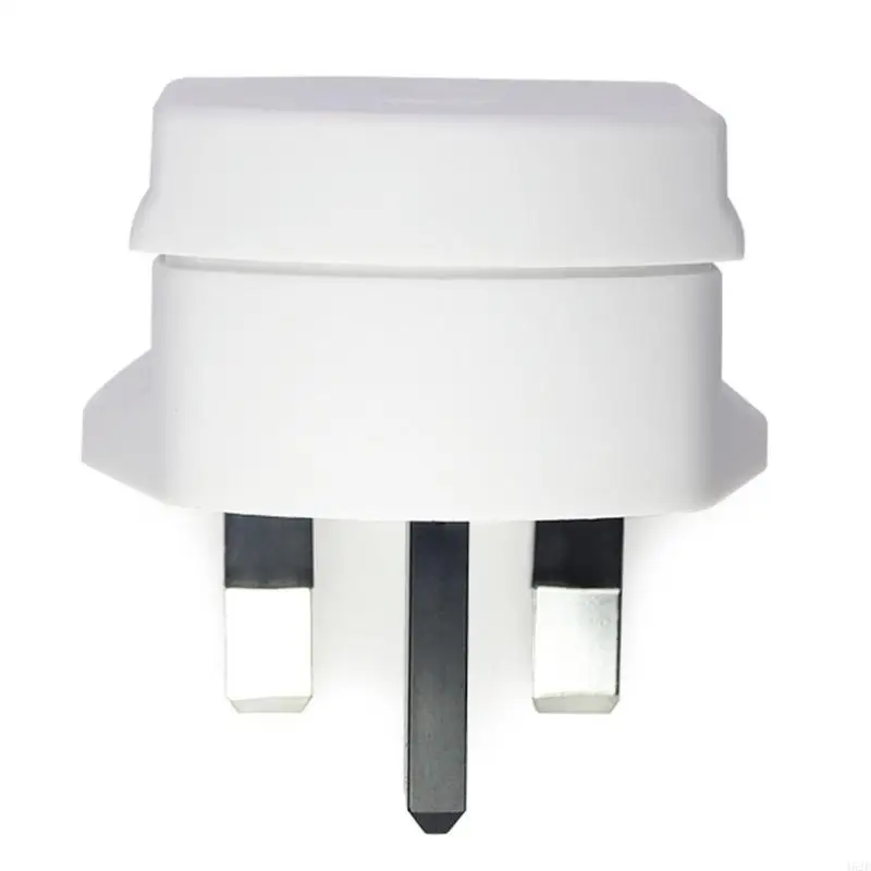 462E Adapter Plug 2 Pin to 3 Pin 1A Travel AC Power for Bathroom Electric Shaver