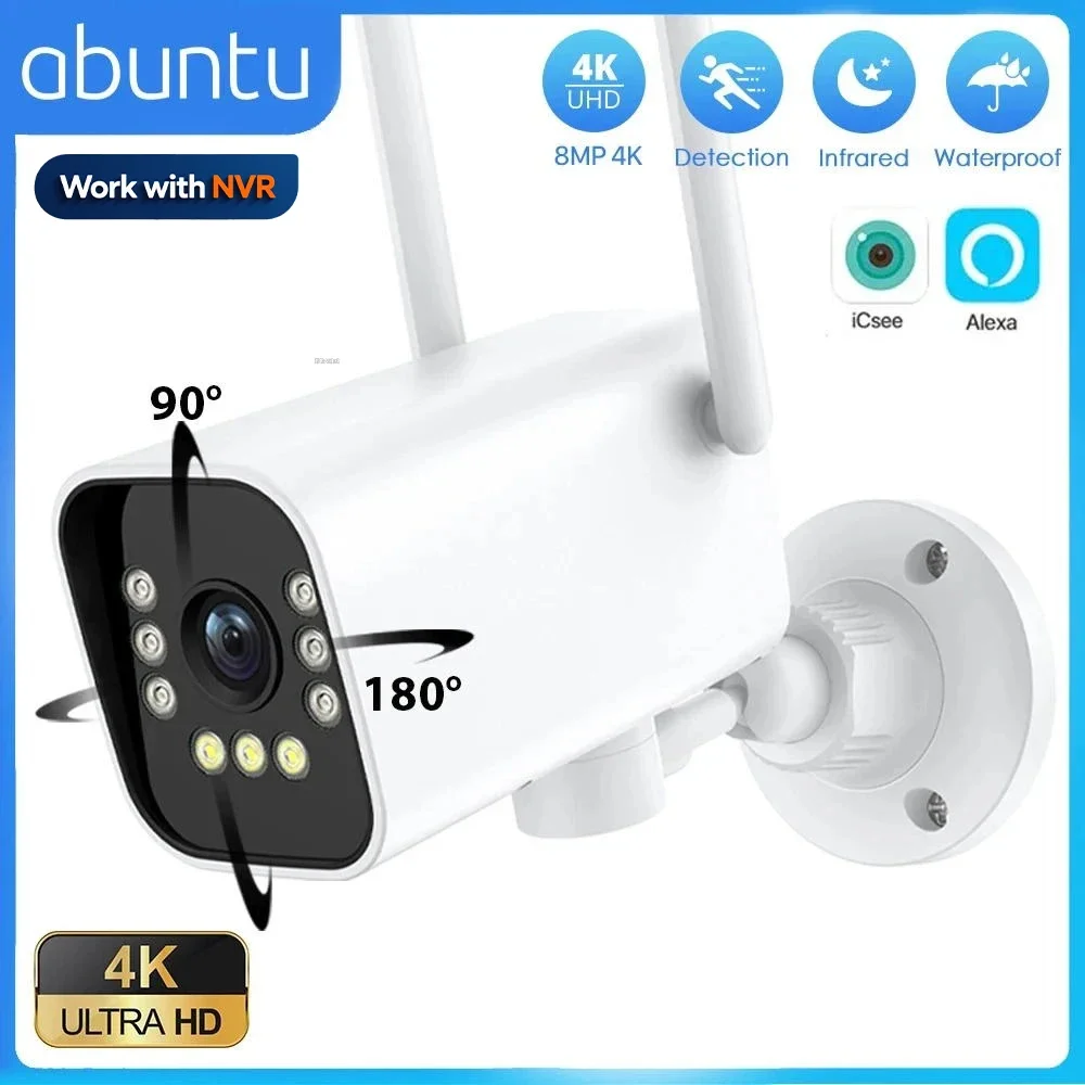 

8MP 4K PTZ Wi-Fi камера ONVIF Bullet Беспроводная IP-камера H.265 Водонепроницаемая уличная камера с автоматическим отслеживанием 2MP CCTV Камера видеонаблюдения