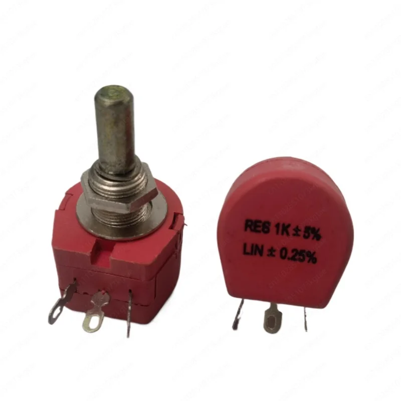 

Потенциометр с проволочной обмоткой WX118 500R 1K 2K 5K 10K 20K 22K 25K Красный хвостовик 22 мм